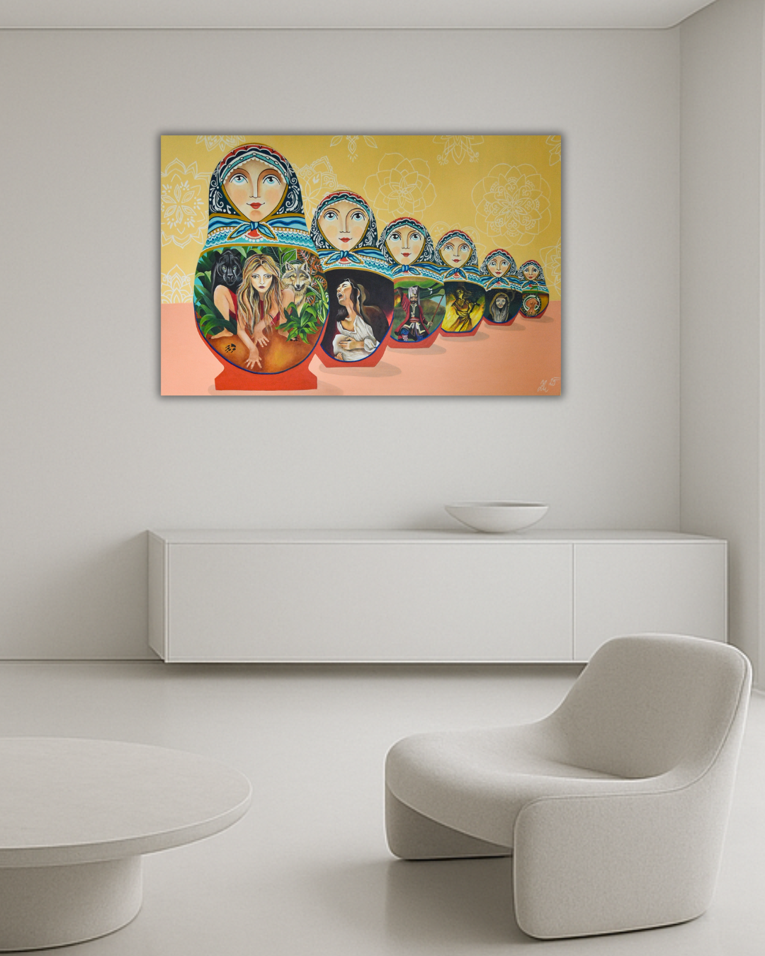 Umělecký obraz Životy v nás