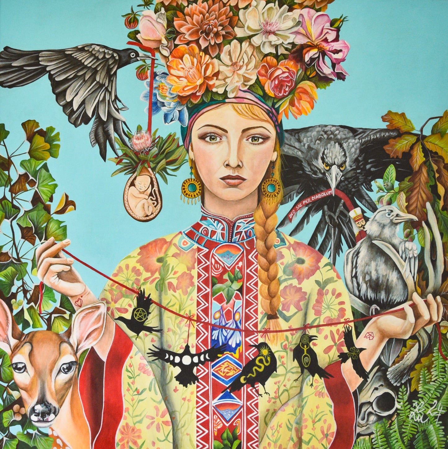 Umělecký obraz Strážkyně světla