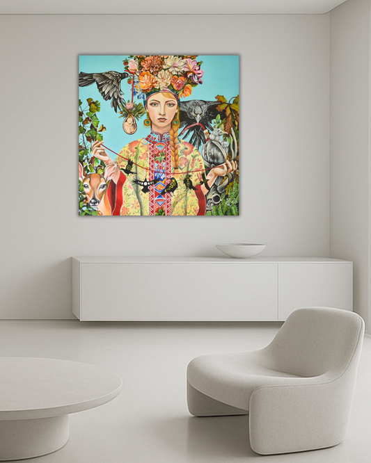 Umělecký obraz Strážkyně světla