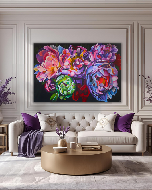 Umělecký obraz Rozkvetlé světy