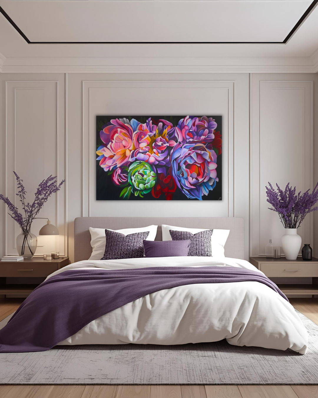 Umělecký obraz Rozkvetlé světy