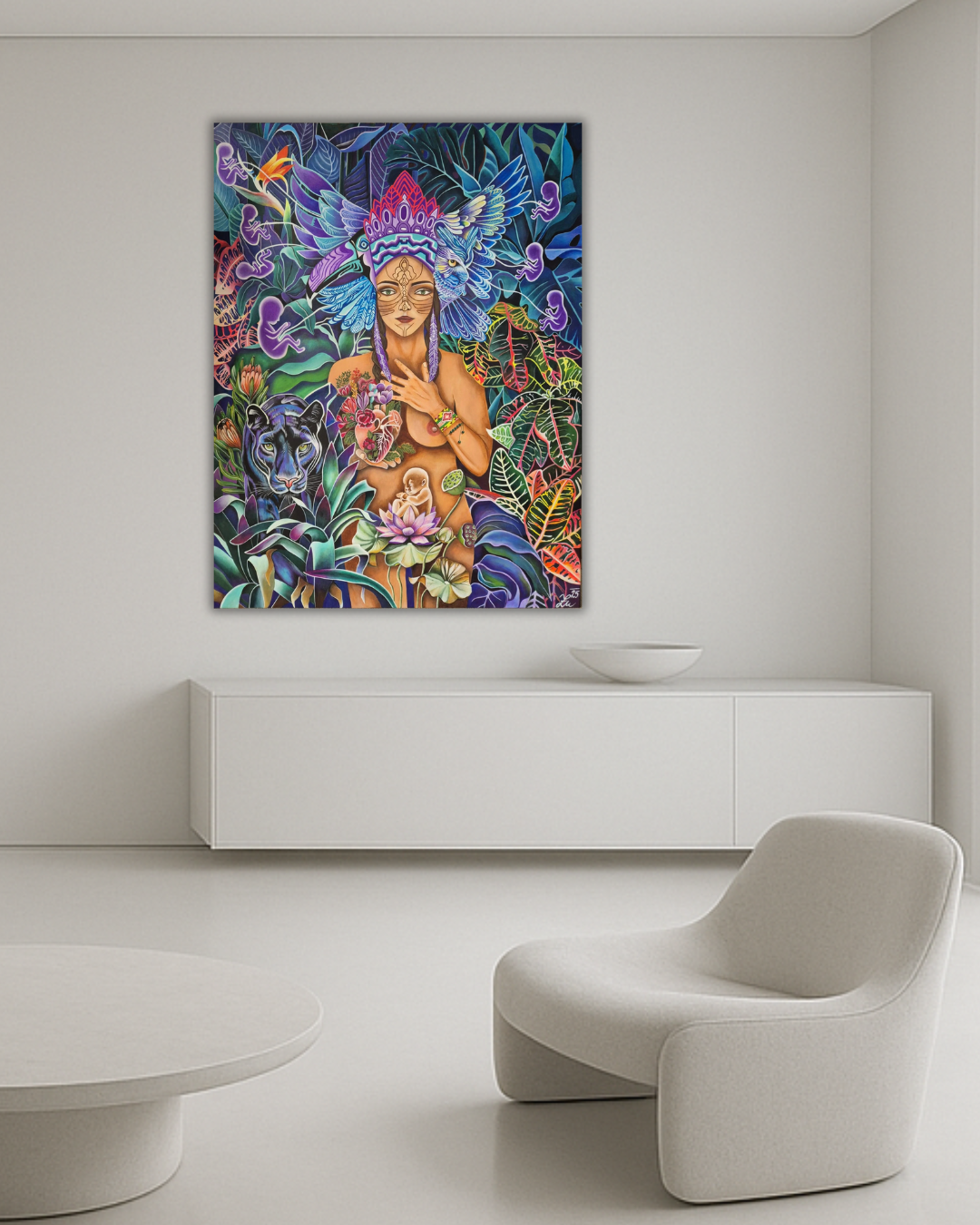 Umělecký obraz Síla bohyně