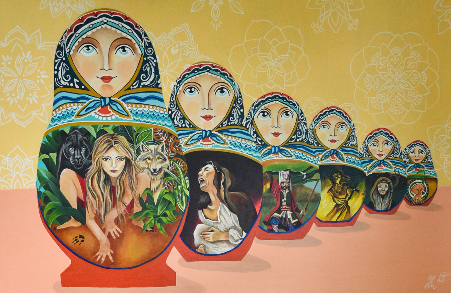 Umělecký obraz Životy v nás